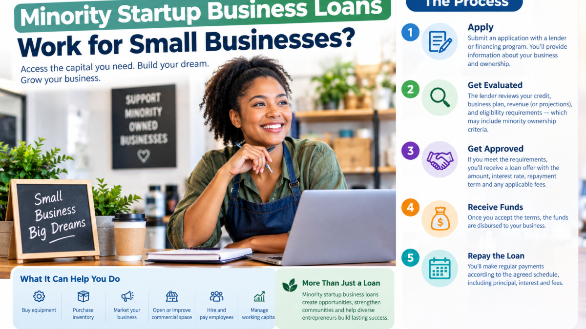 How does minority startup business loans work for small businesses 4 minority startup business loan