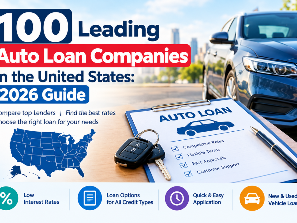 100 Leading Auto Loan Companies in the United States