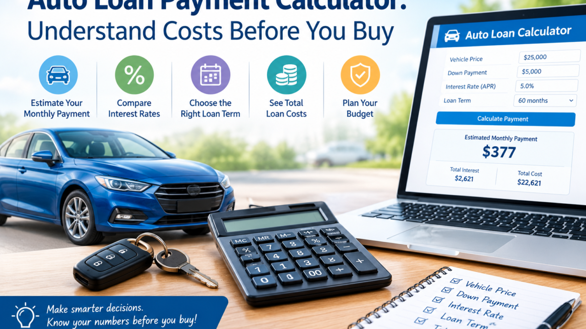 Auto Loan Payment Calculator: Understand Costs Before You Buy 3 Auto Loan Payment Calculator